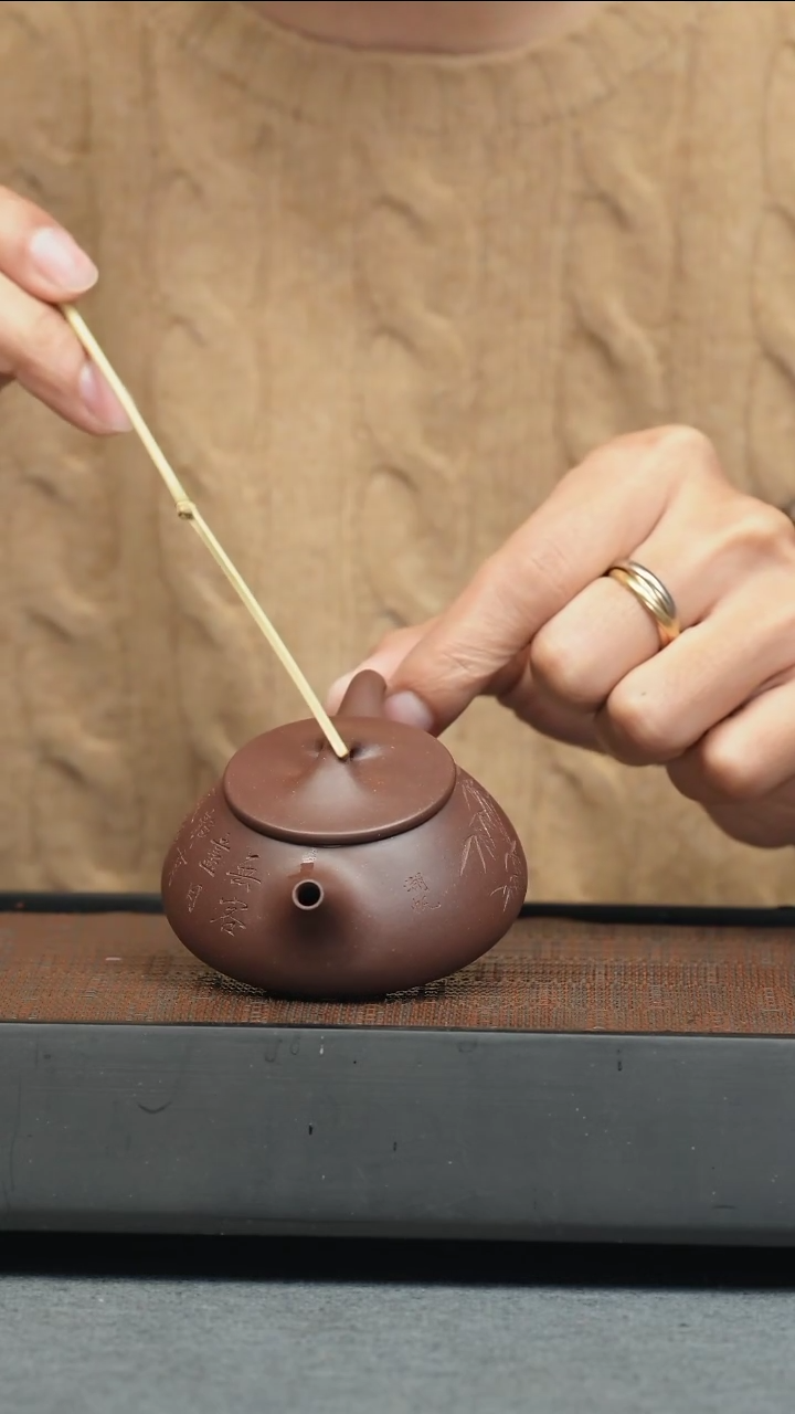 【闪购商品】紫砂茶壶五堂 景舟石瓢-唐云