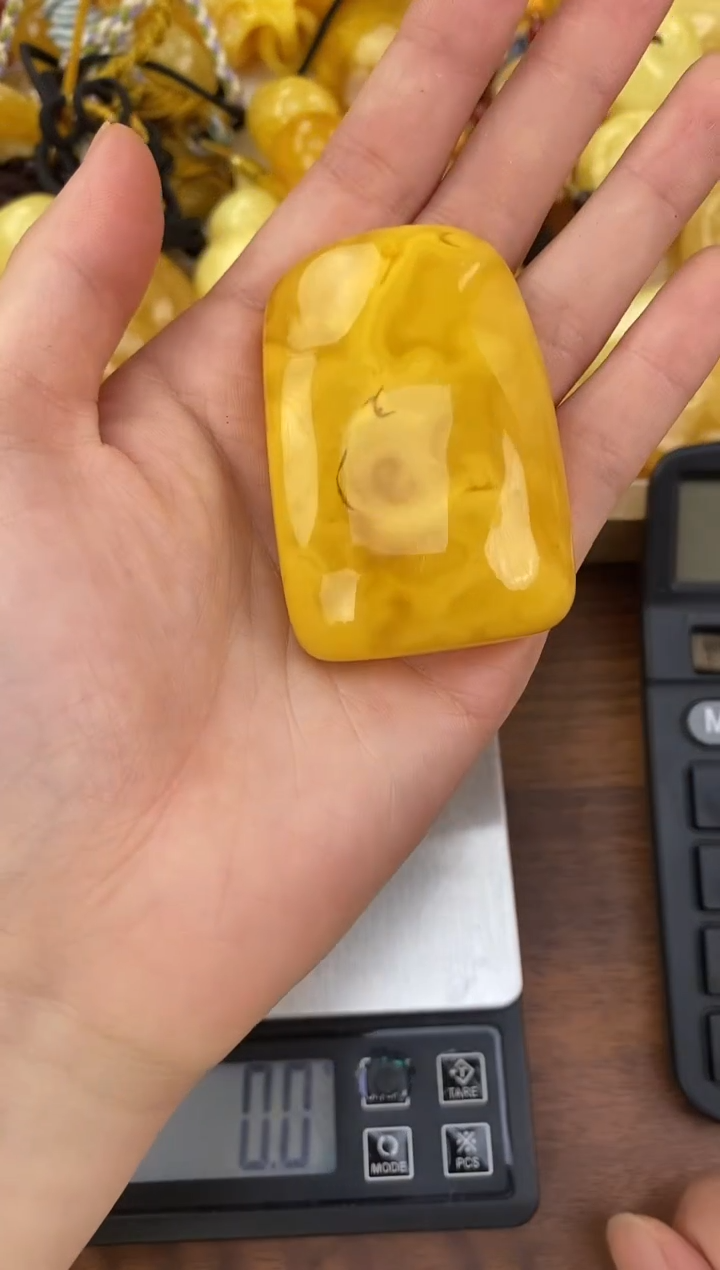 裸石琥珀未镶嵌天然琥珀蜜蜡