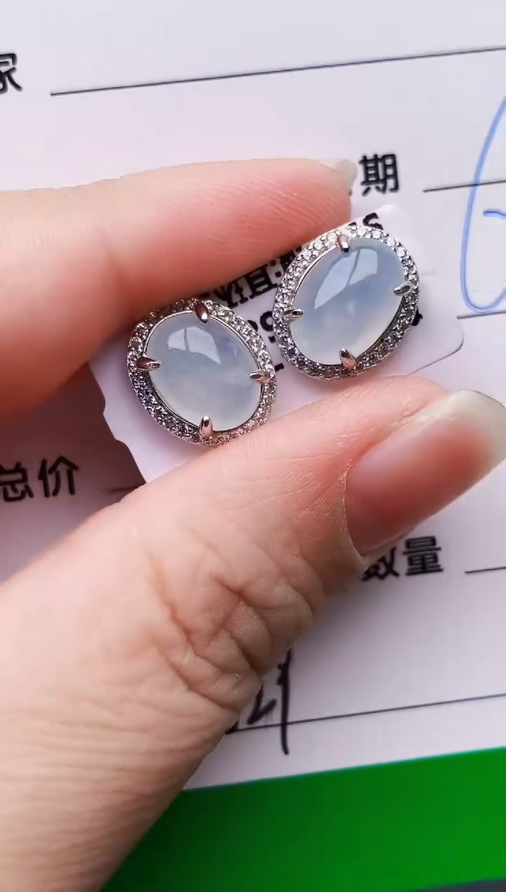 银S925镶嵌戒指翡翠1829