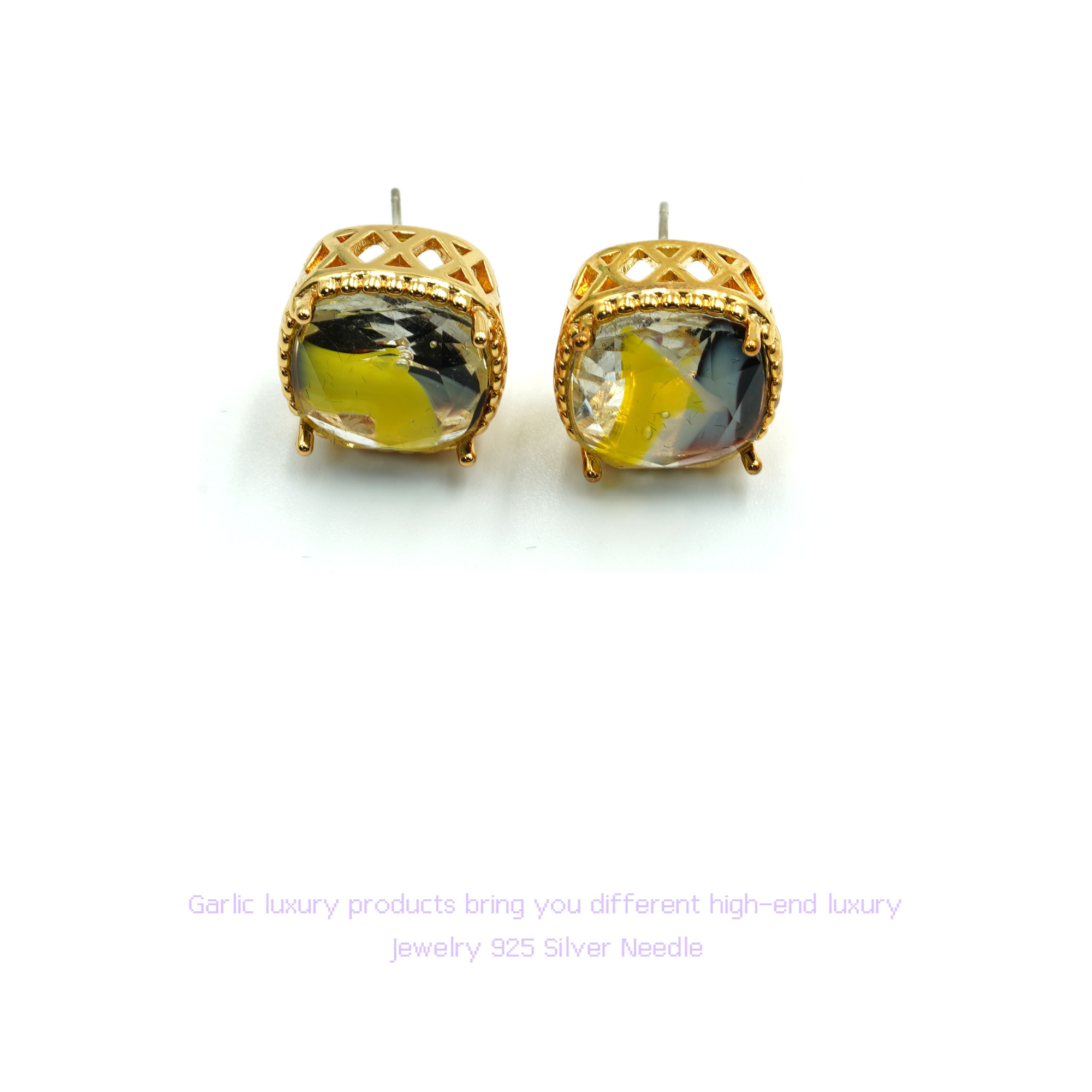 铜合金耳饰 设计师款耳饰~5227