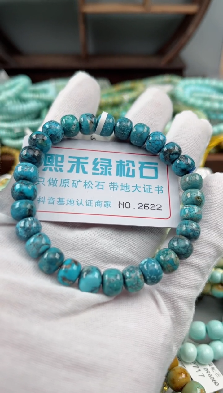 未镶嵌绿松石松石2622