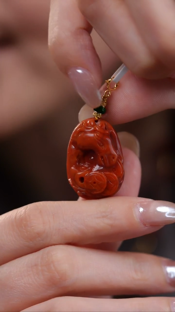 颈饰未镶嵌南红玛瑙54