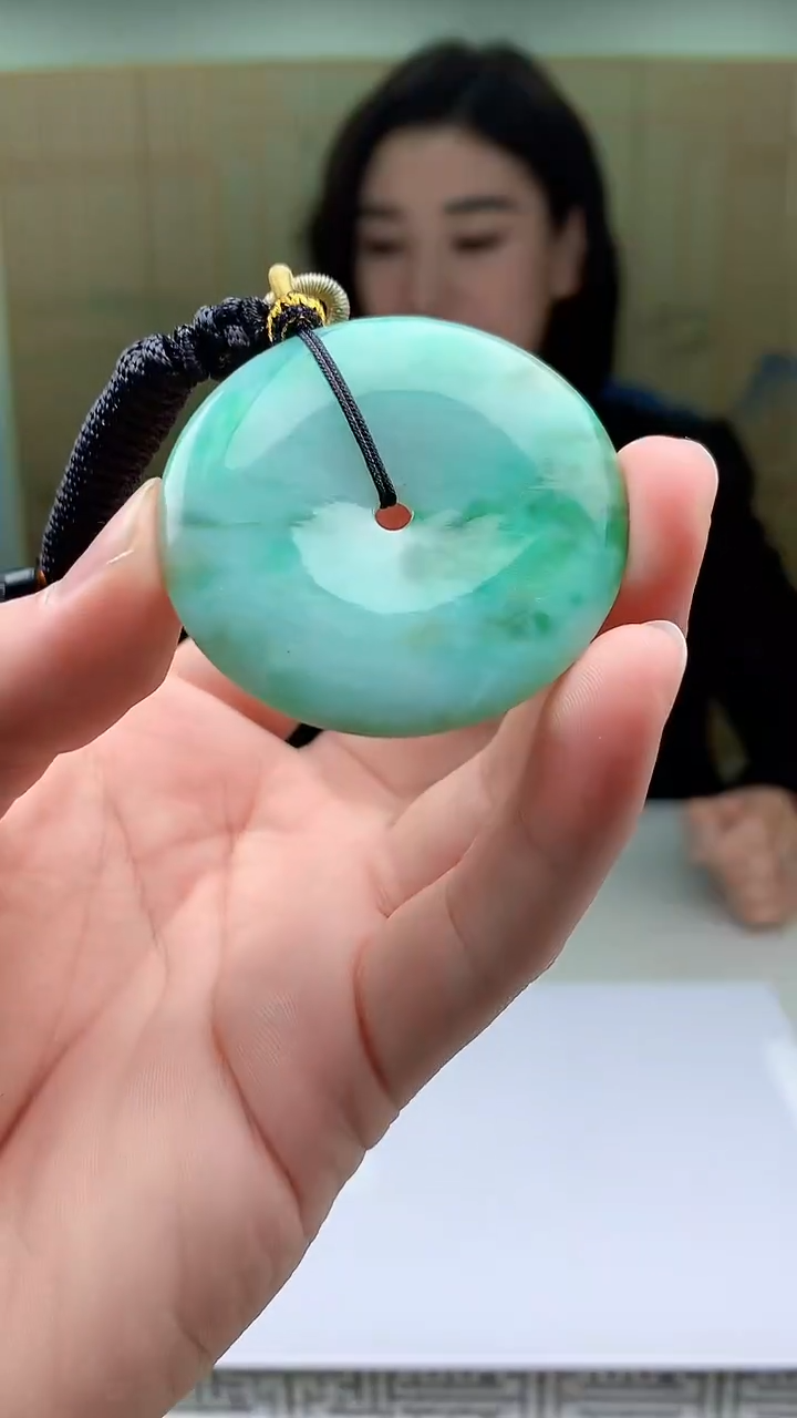 【闪购商品】定制翡翠未镶嵌4829bb-毛货挂件97