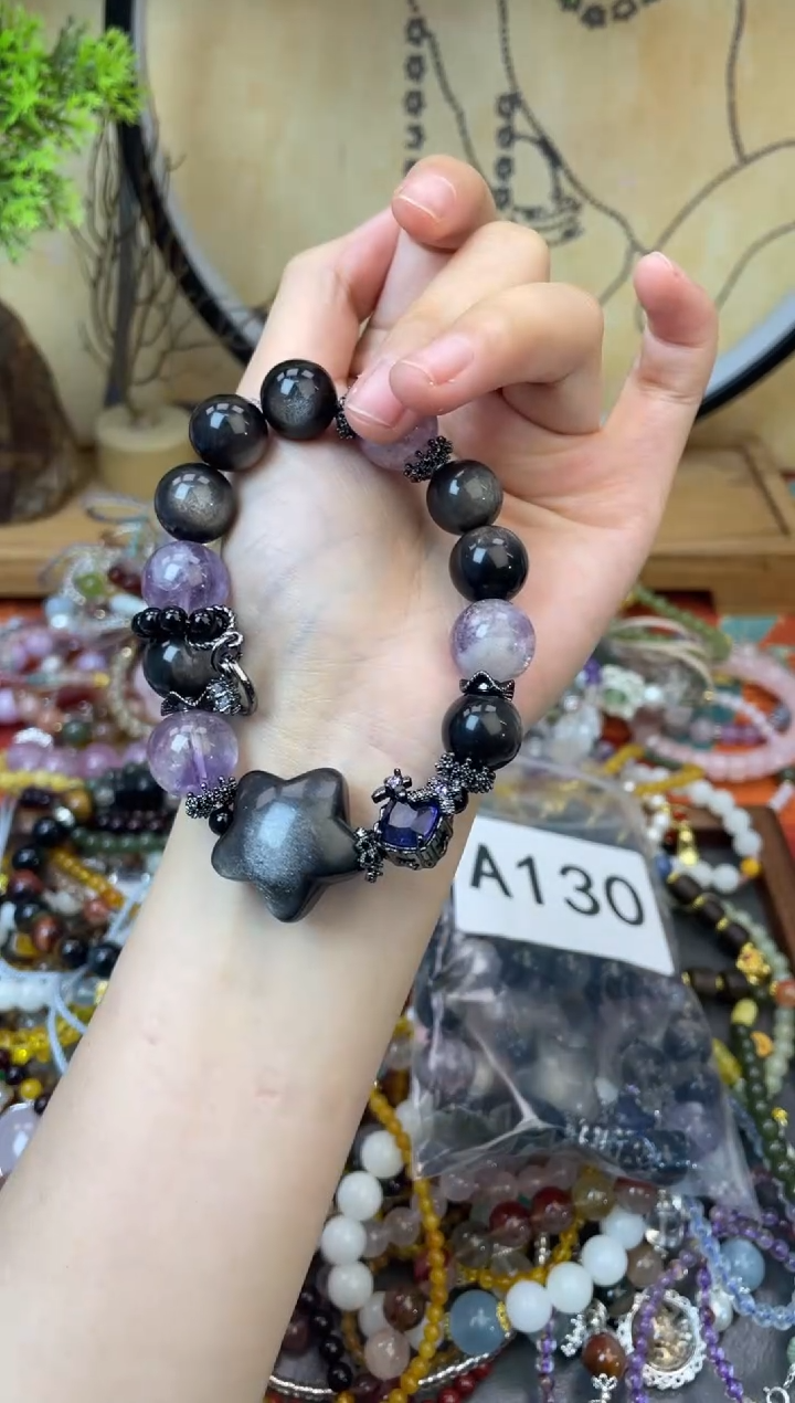 【闪购商品】紫晶手链未镶嵌130手串