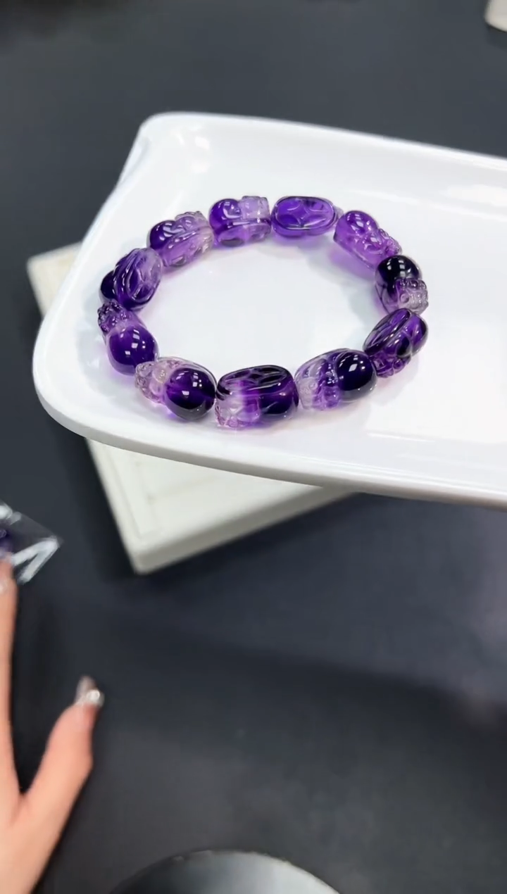 【闪购商品】水晶手串未镶嵌5f多样性发其一/1条默认微瑕