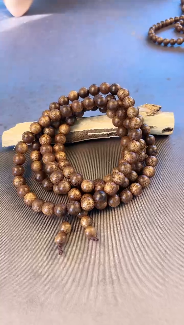 沉香沉香碎屑芽庄白奇12圆珠多圈沉128克+多样性发一