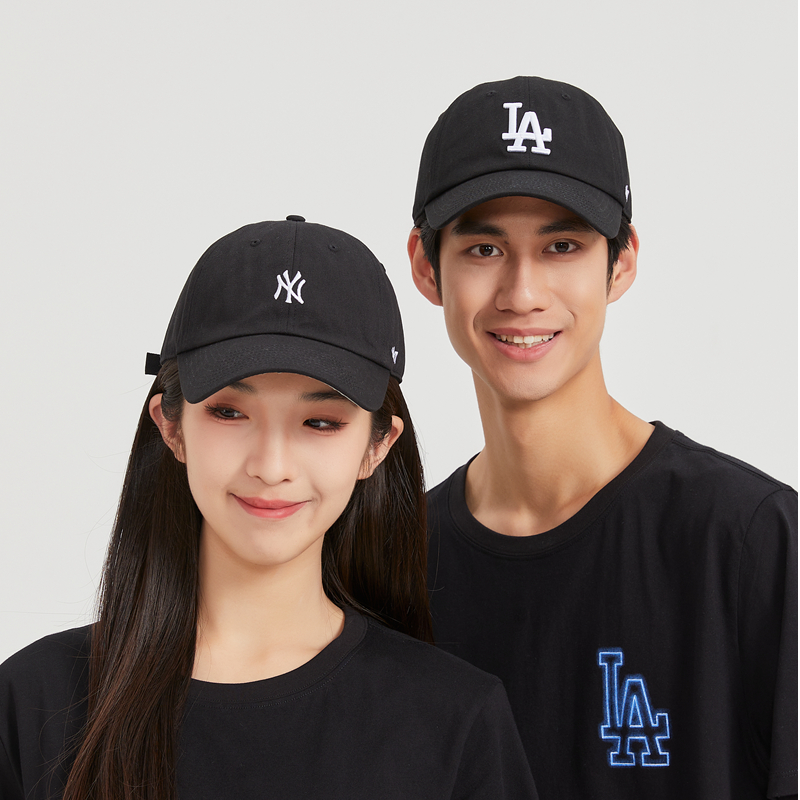 美国MLB-NY/LA棒球帽遮阳帽鸭舌帽防晒软顶 美版47brand出品