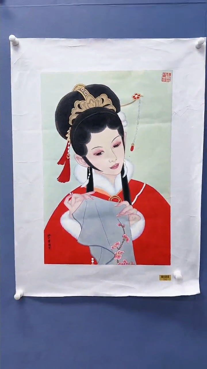 【闪购商品】绘画柳晓叶绘画2.7平尺工笔人物