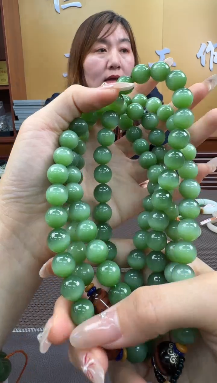 【闪购商品】和田玉项链未镶嵌11-12mm