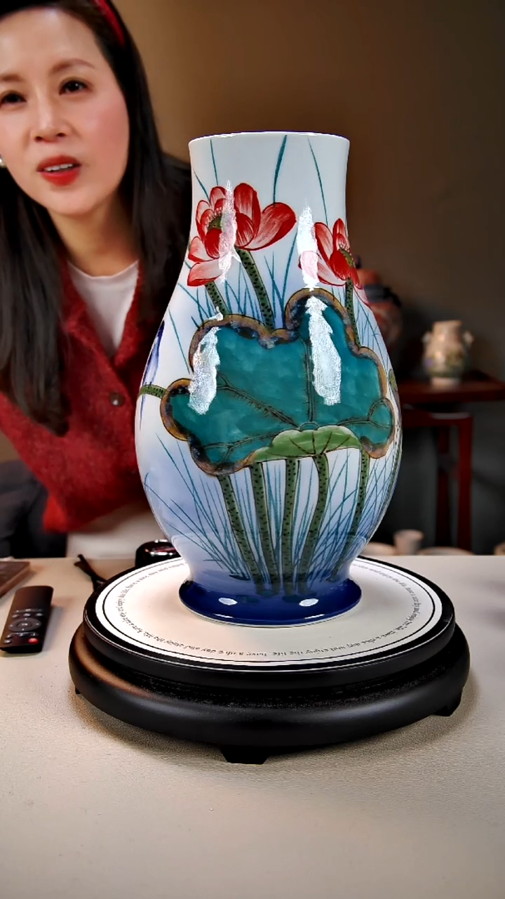 摆件陶景德镇手绘陶瓷9
