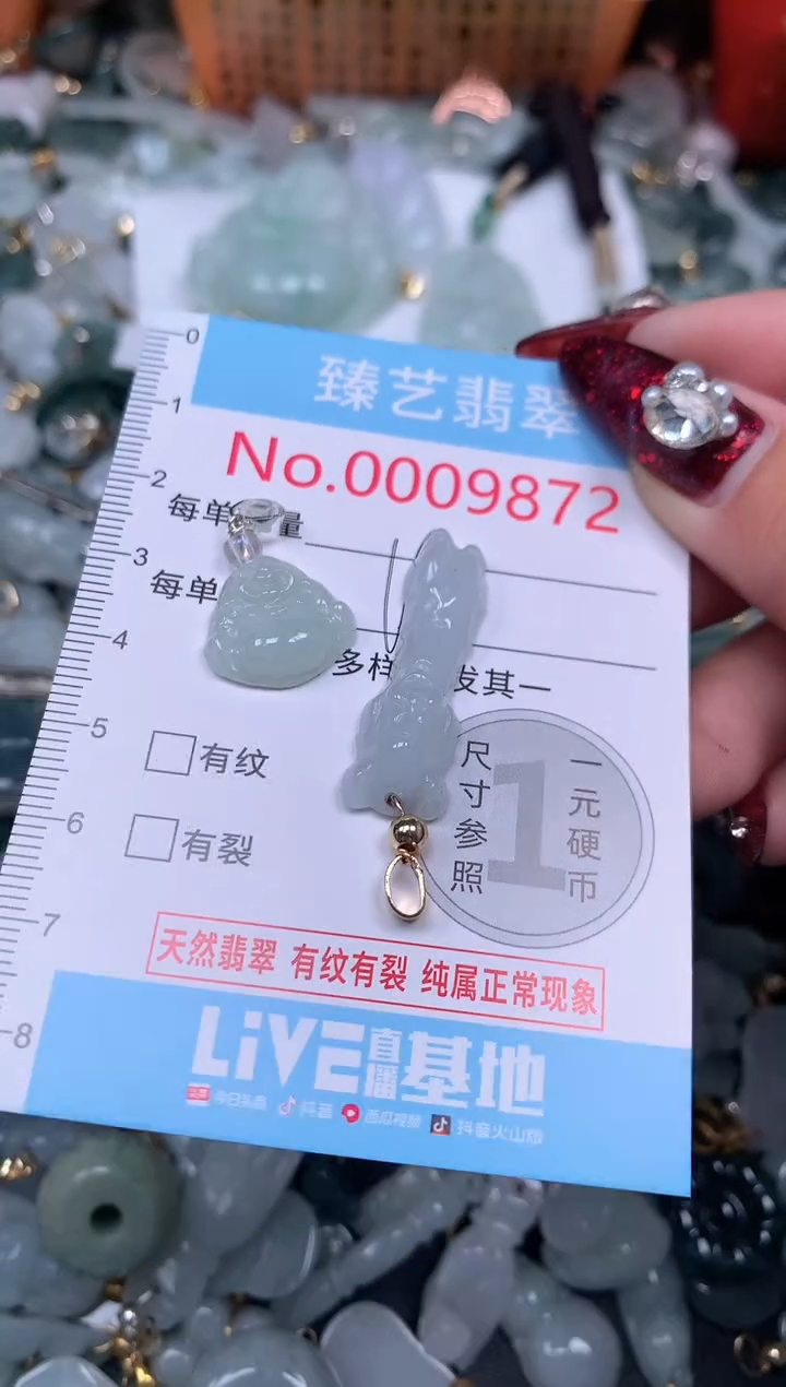 颈饰未镶嵌翡翠9872