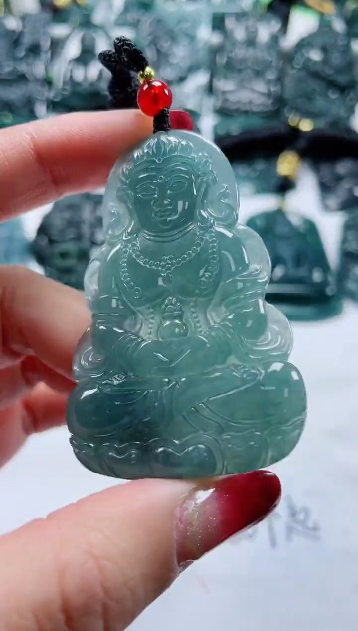 【闪购商品】翡翠颈饰未镶嵌多样性发货一件发货-度母
