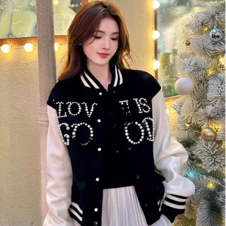 GOODBRAND 珍珠棒球服夹克外套