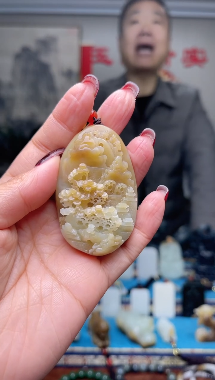 【闪购商品】和田玉挂件未镶嵌1