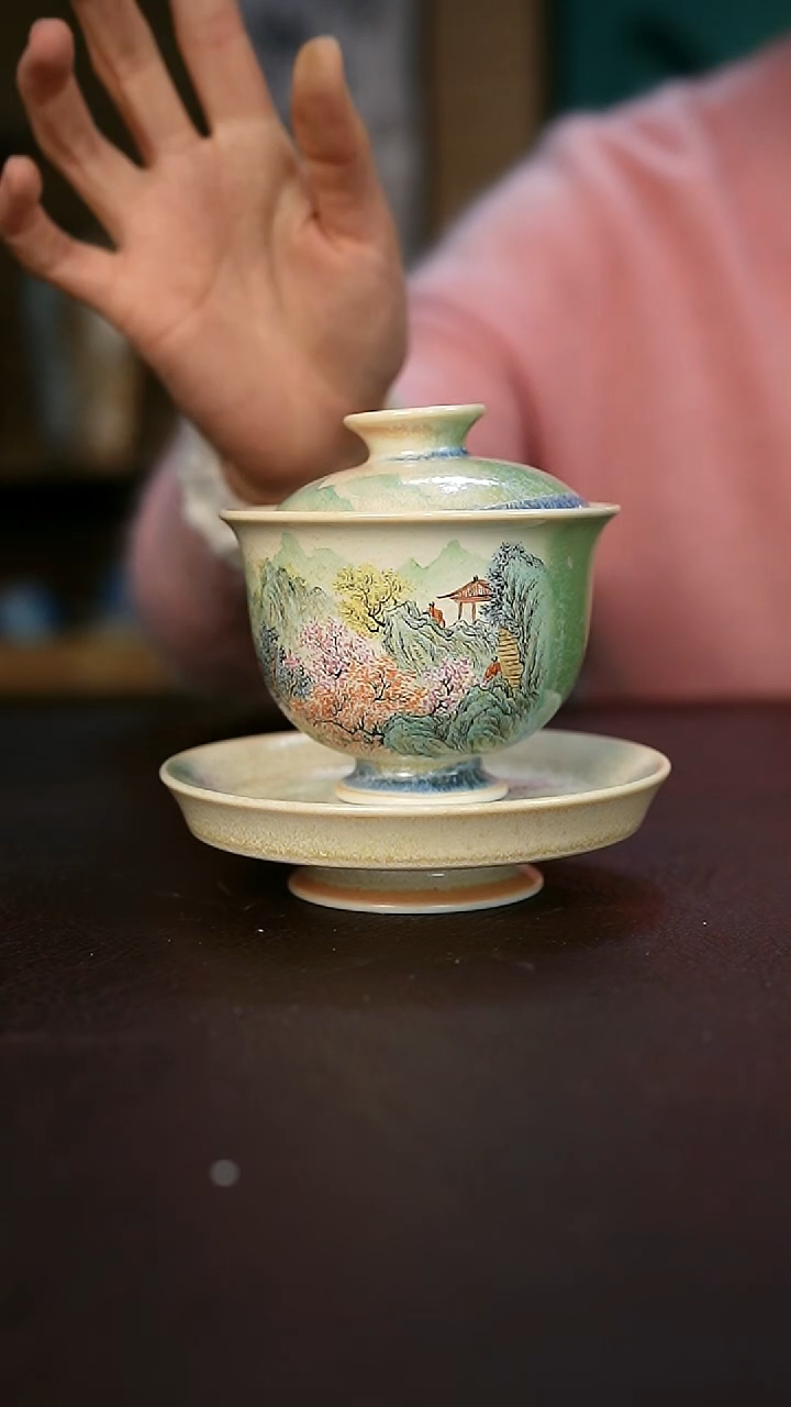 【闪购商品】景德镇陶瓷杯碗柴烧多人