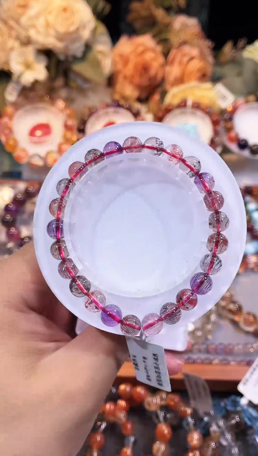 未镶嵌手链水晶仙女超七7m+