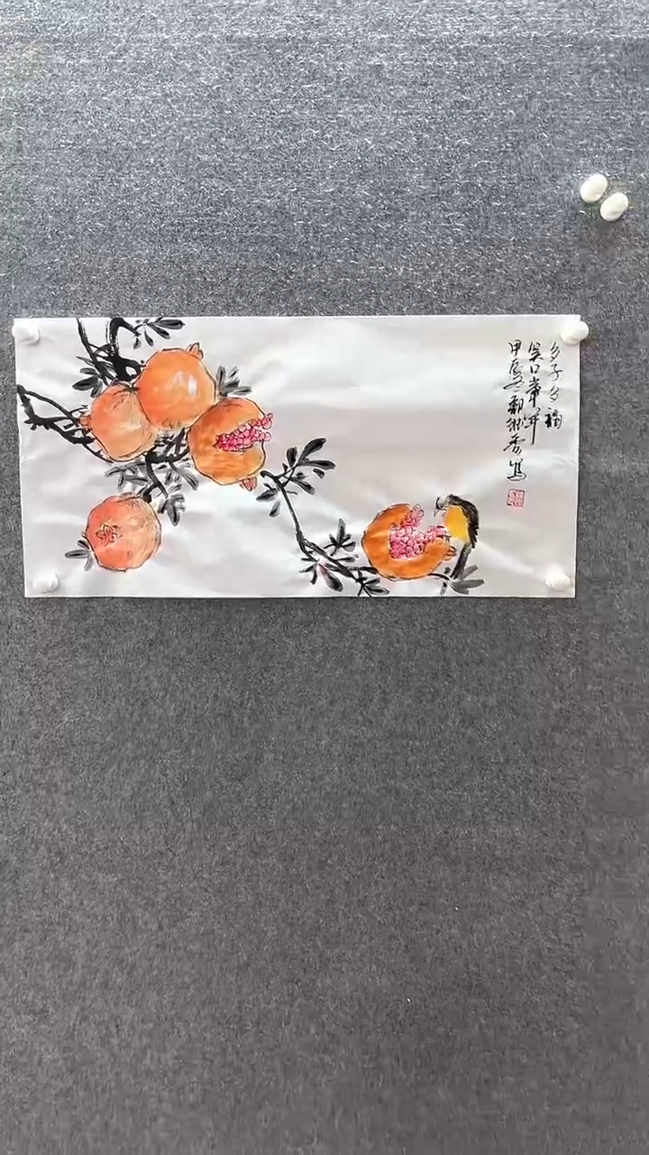 【闪购商品】国画多子多福、、手绘