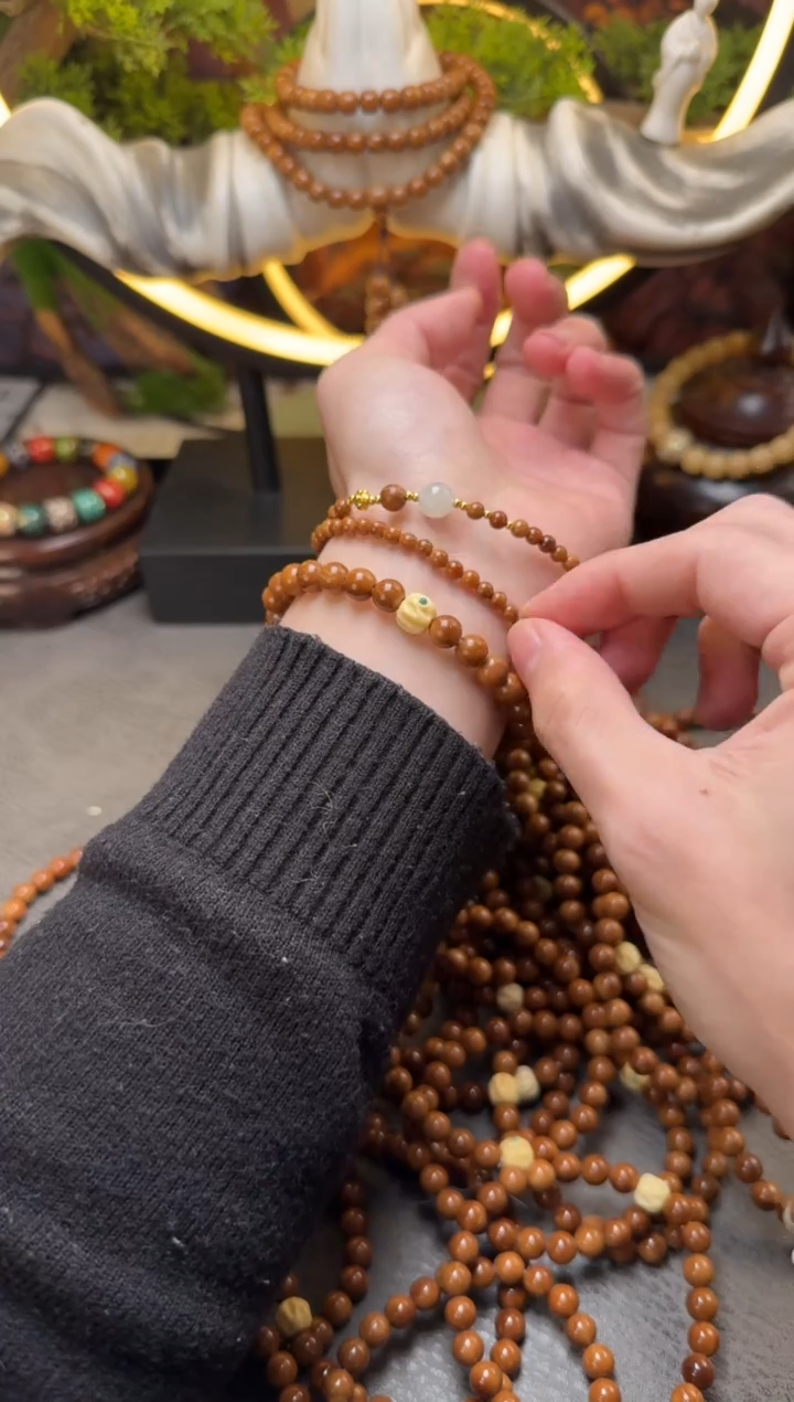 手串库克未镶嵌库克金膏玉07圆珠单圈