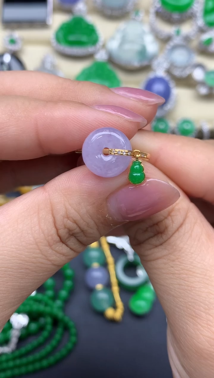 翡翠戒指18K金镶嵌362-中国好珍宝