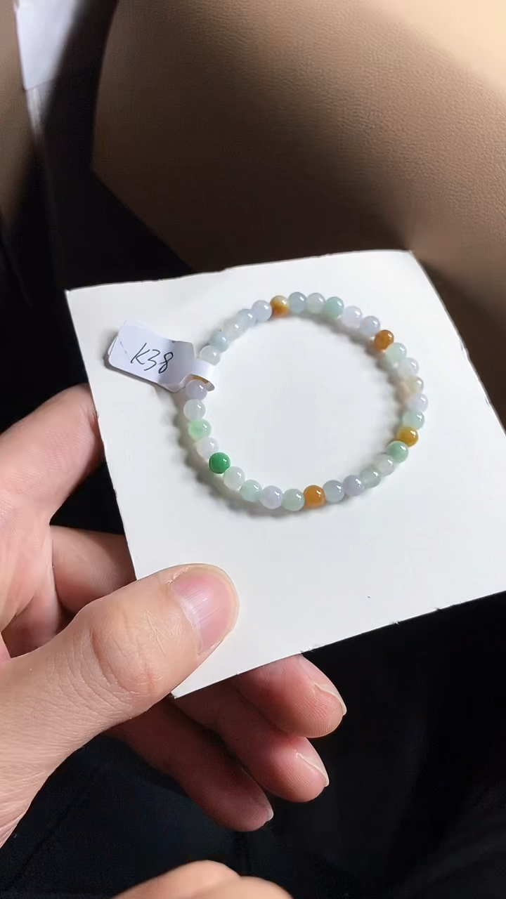 【闪购商品】翡翠手串未镶嵌天然A货翡翠手串K38
