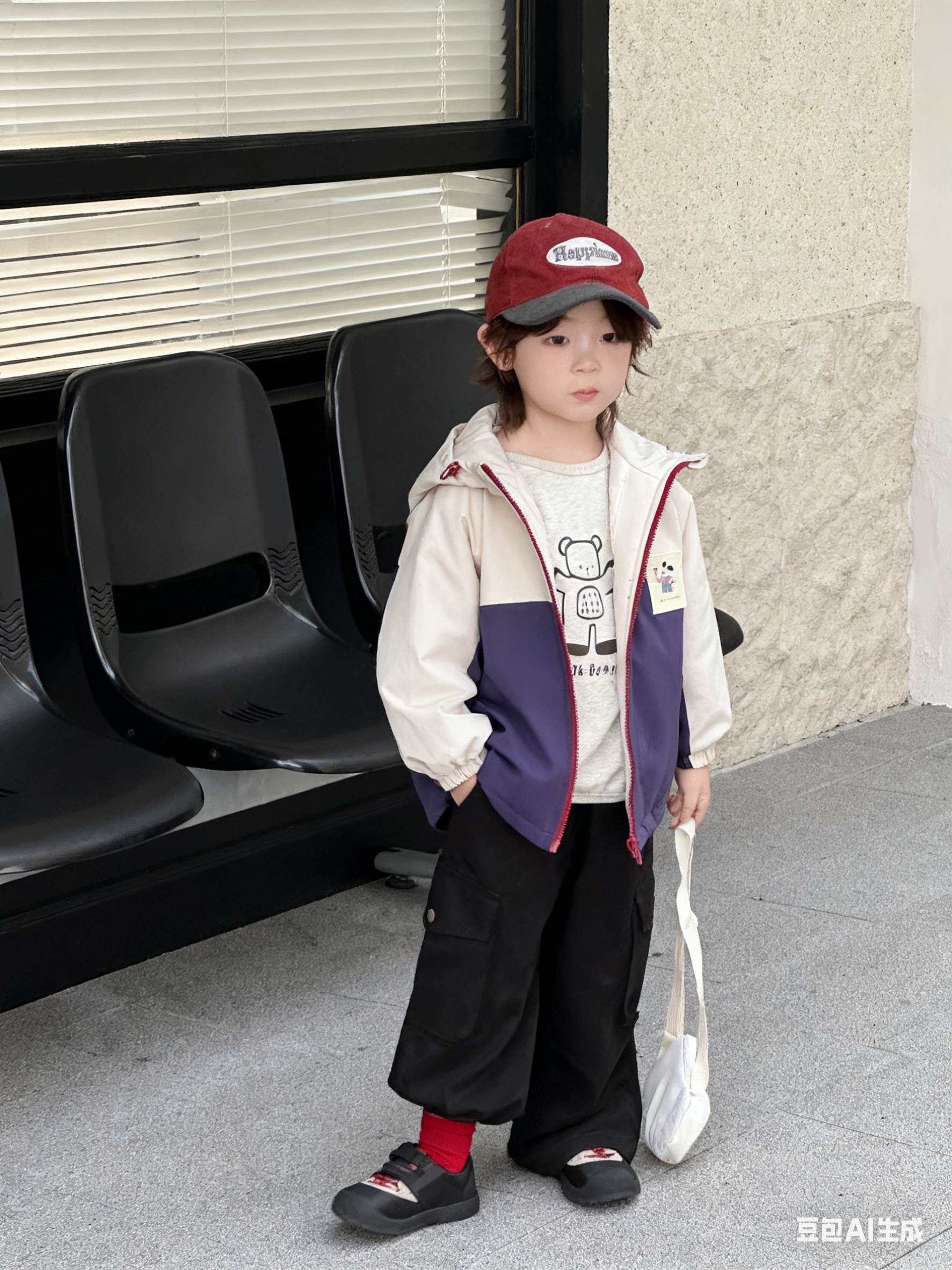 【登山派克服】儿童款加绒加厚防风防水保暖冬装男童儿童外套