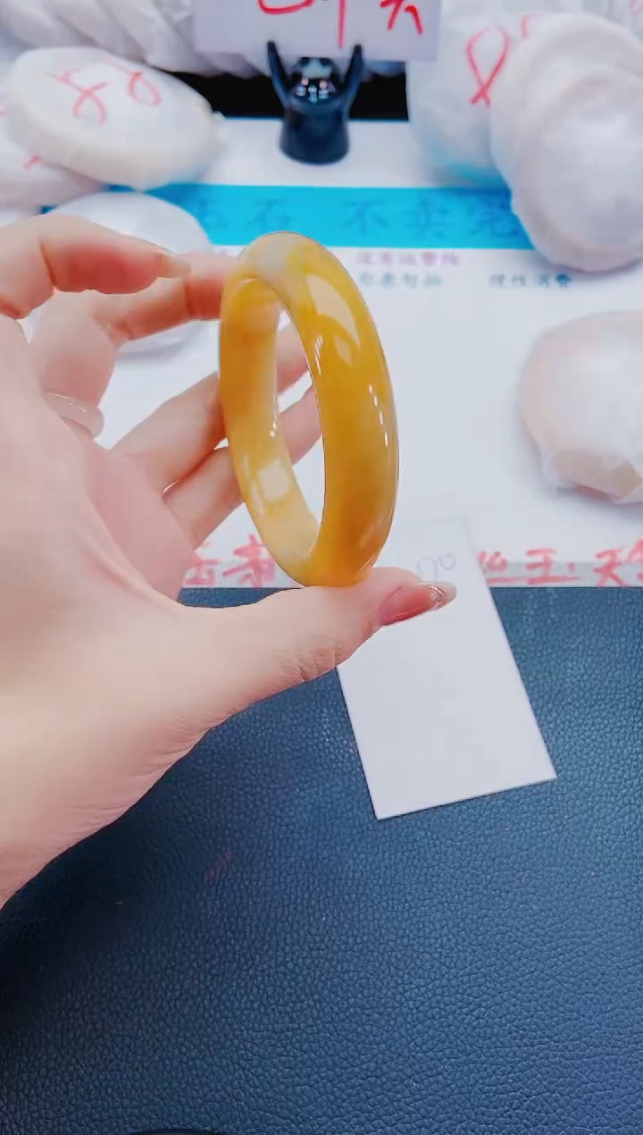 未镶嵌手镯石英质玉L170-58-59