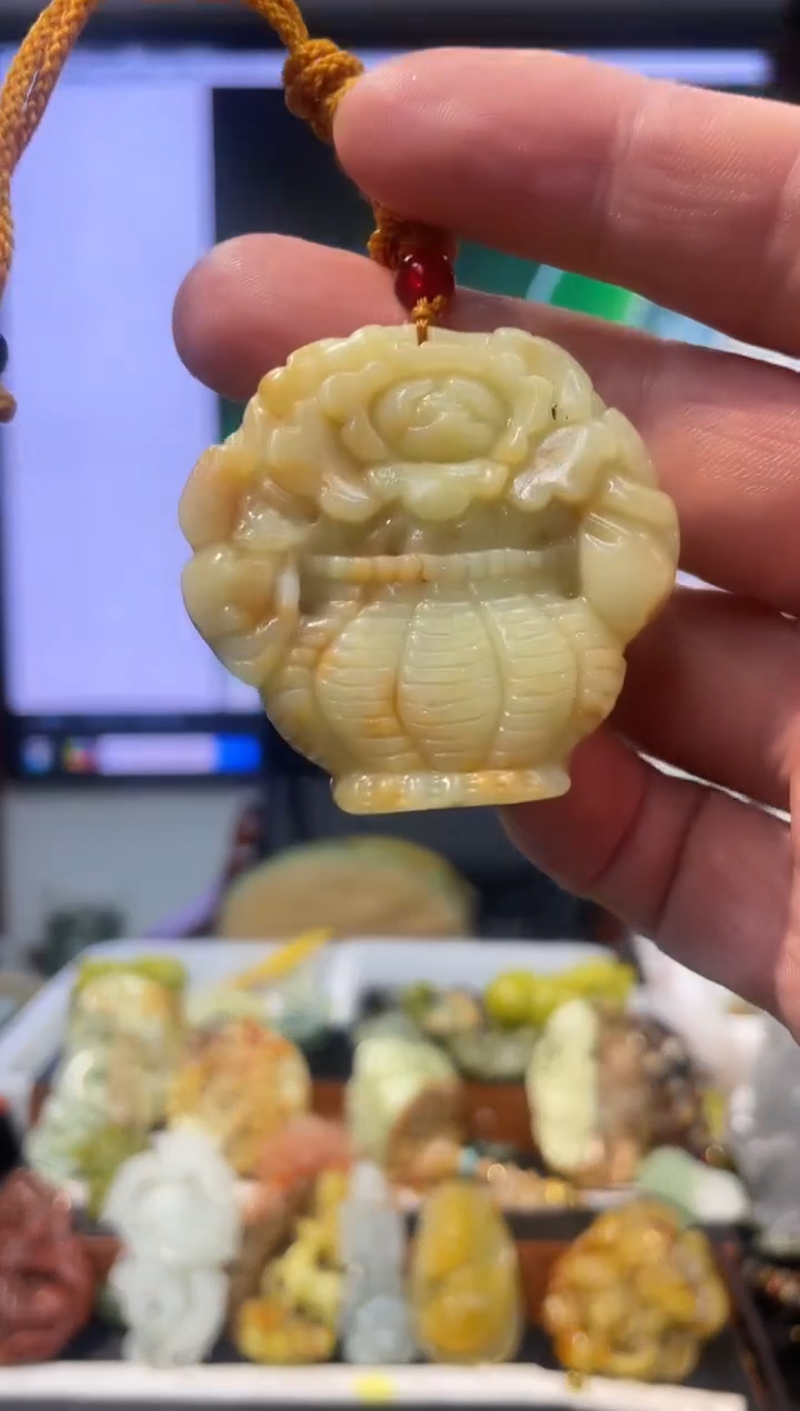 【闪购商品】岫玉吊坠未镶嵌·