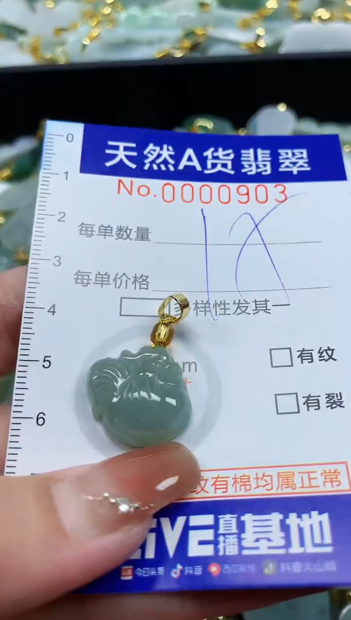 颈饰未镶嵌翡翠天然A货翡翠