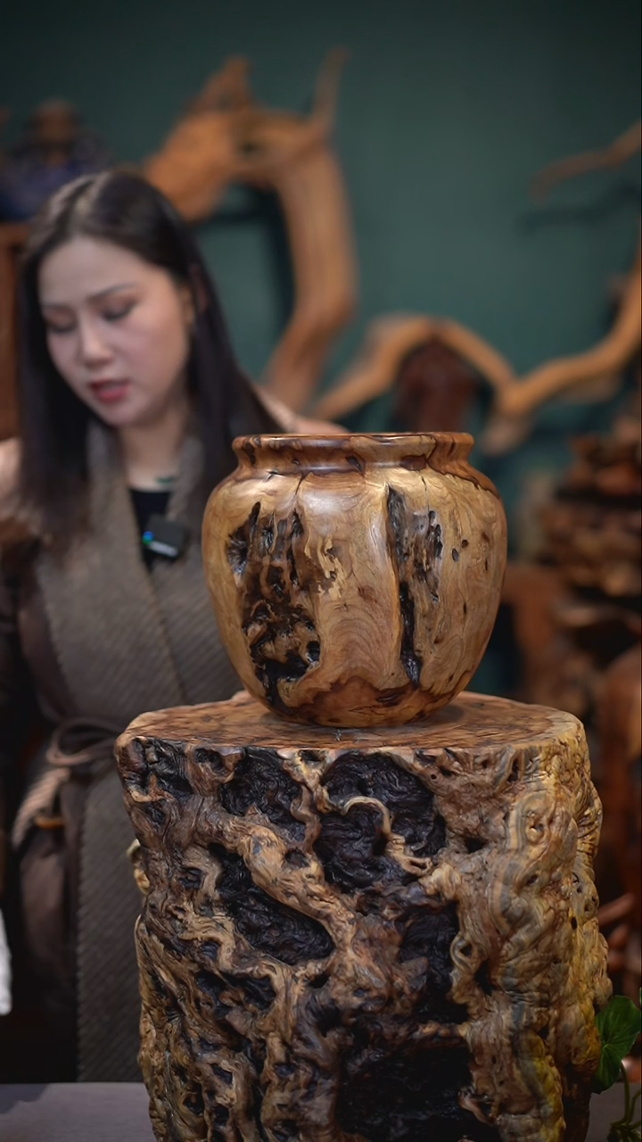 【闪购商品】枣木雷击枣木聚财缸