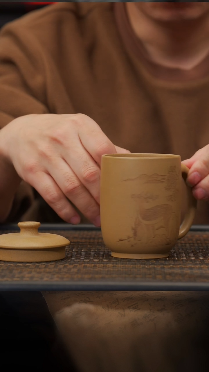 【闪购商品】紫砂茶壶64空山造器WY 盖杯