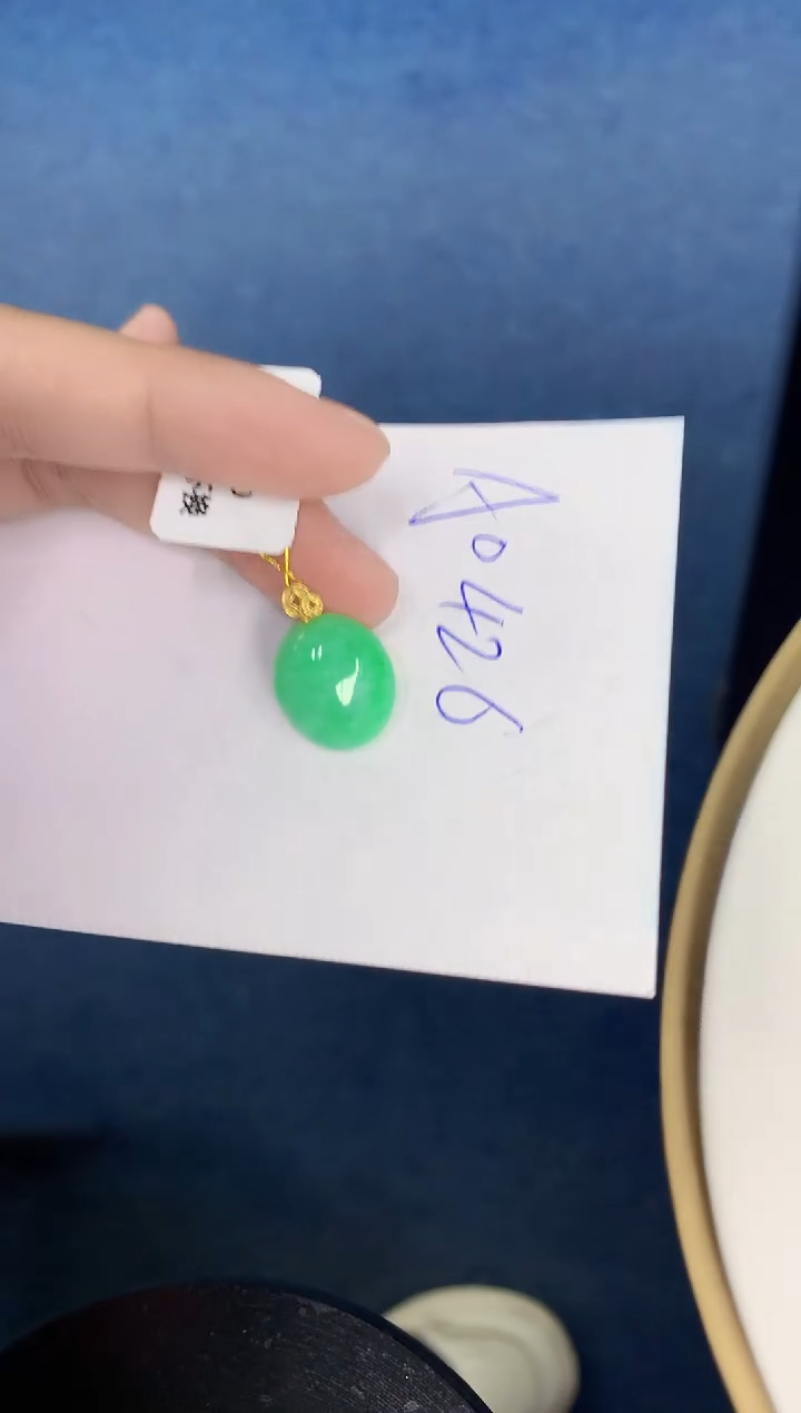 【闪购商品】翡翠颈饰18K金镶嵌000000000