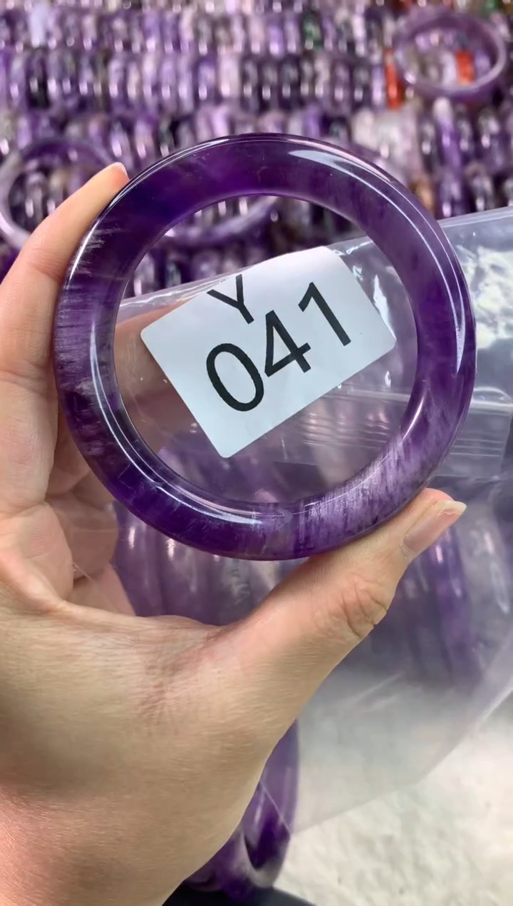 【闪购商品】水晶水晶手镯Y未镶嵌041-55