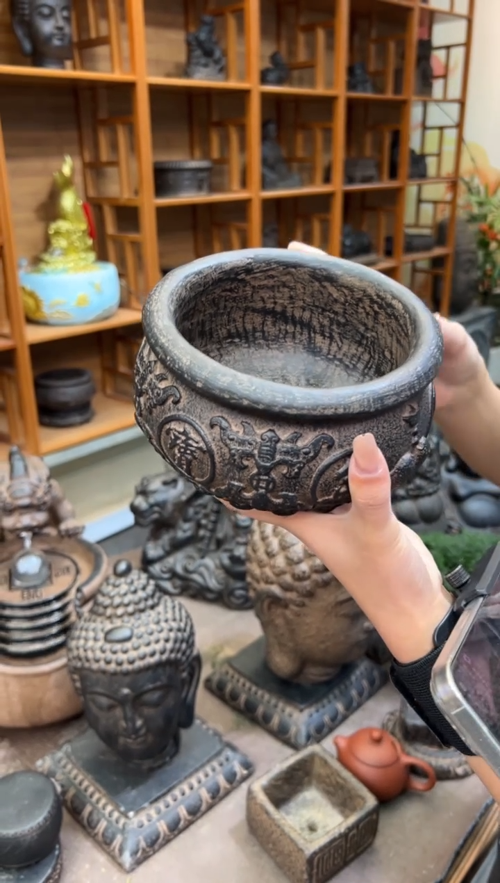 陶土【火山泥】聚宝盆