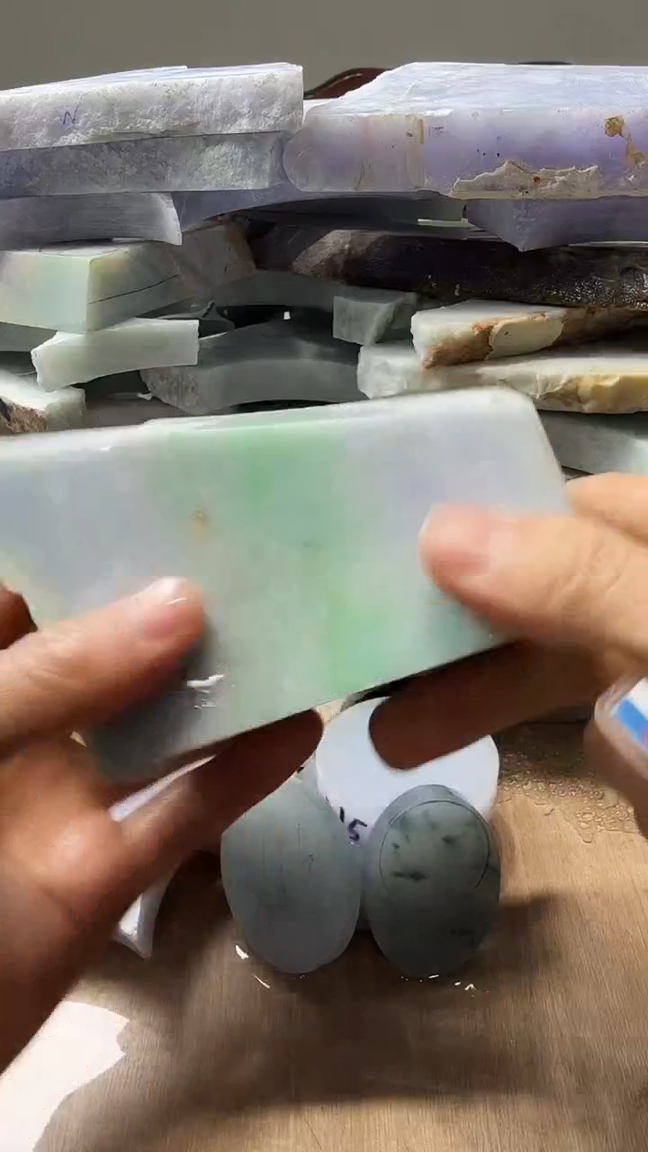 散珠翡翠天然翡翠A货花