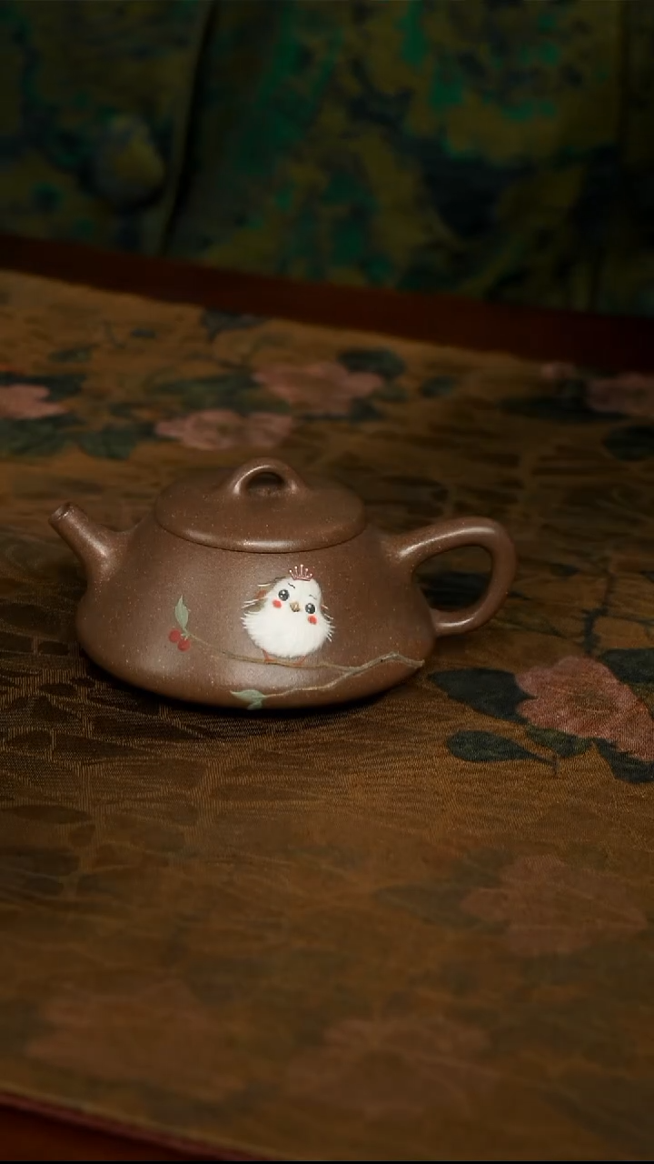 茶壶紫砂段泥小肥啾壶