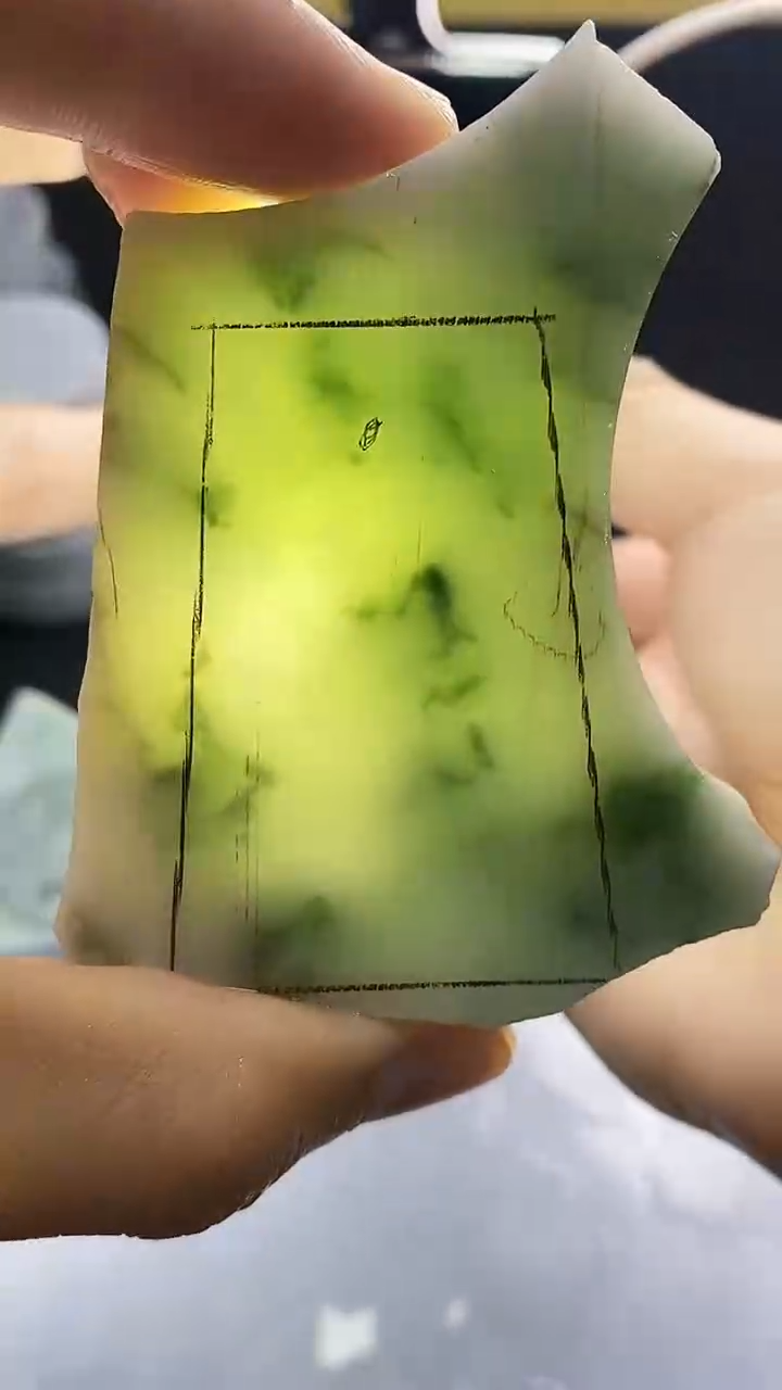 裸石翡翠缅甸天然A货翡翠0010