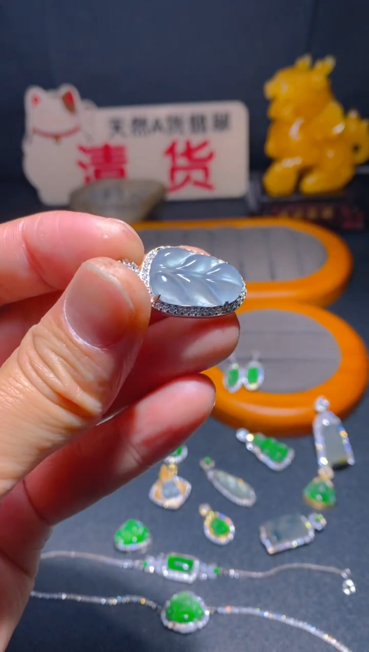 【闪购商品】翡翠耳饰未镶嵌翡翠