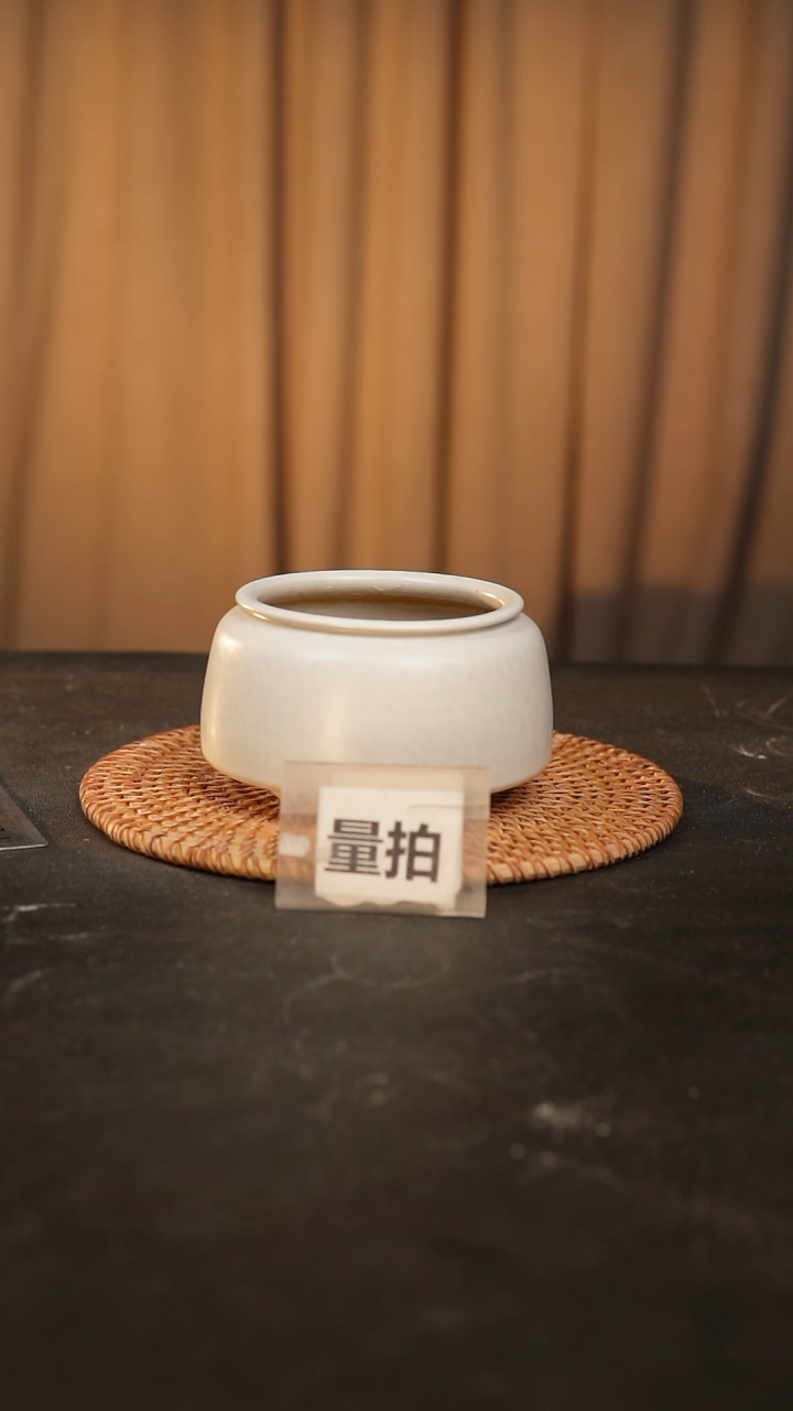 【闪购商品】瓷片泥泥手工花盆口8高7