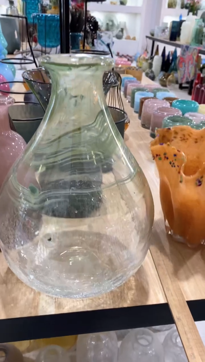 【闪购商品】琉璃慕忆家花瓶微瑕