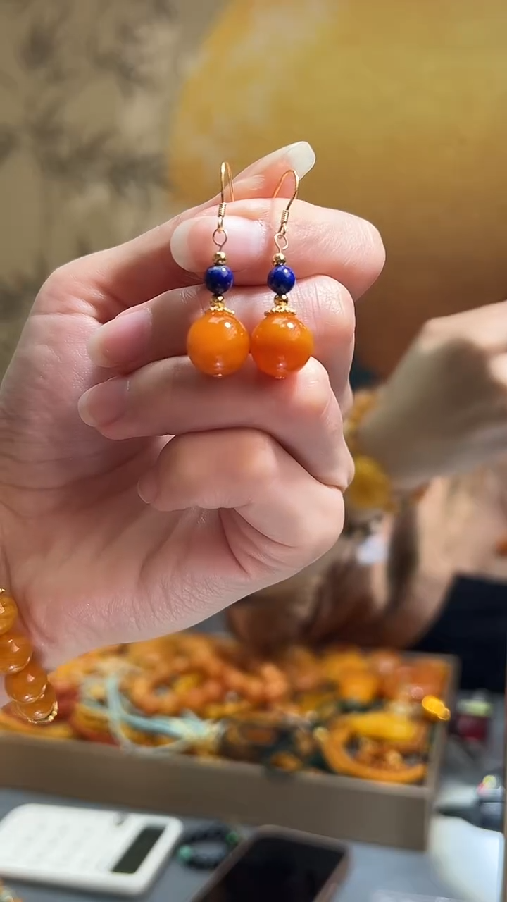 【闪购商品】琥珀裸石未镶嵌A0499天然蜜蜡