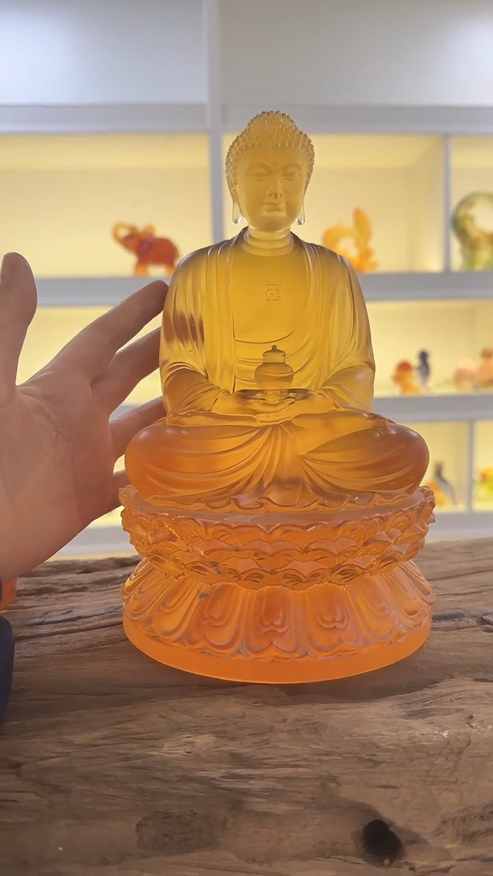 手工艺品琉璃药师佛