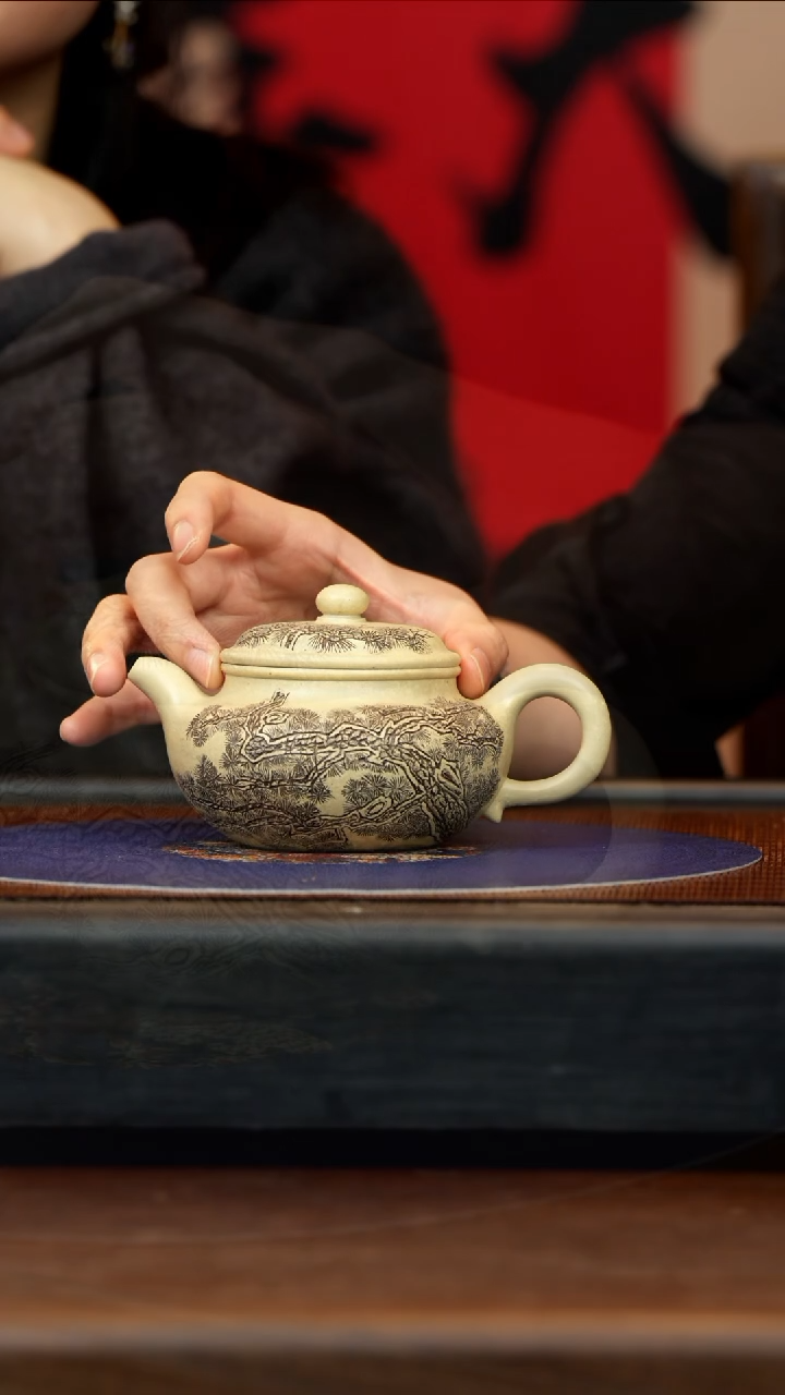 【闪购商品】紫砂茶壶CH 本绿 仿古
