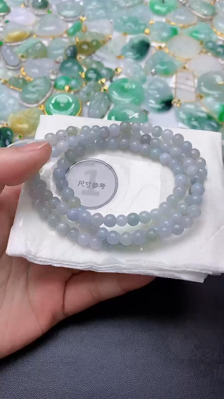 颈饰未镶嵌翡翠 天然缅甸A货百元以上9元证书费自理