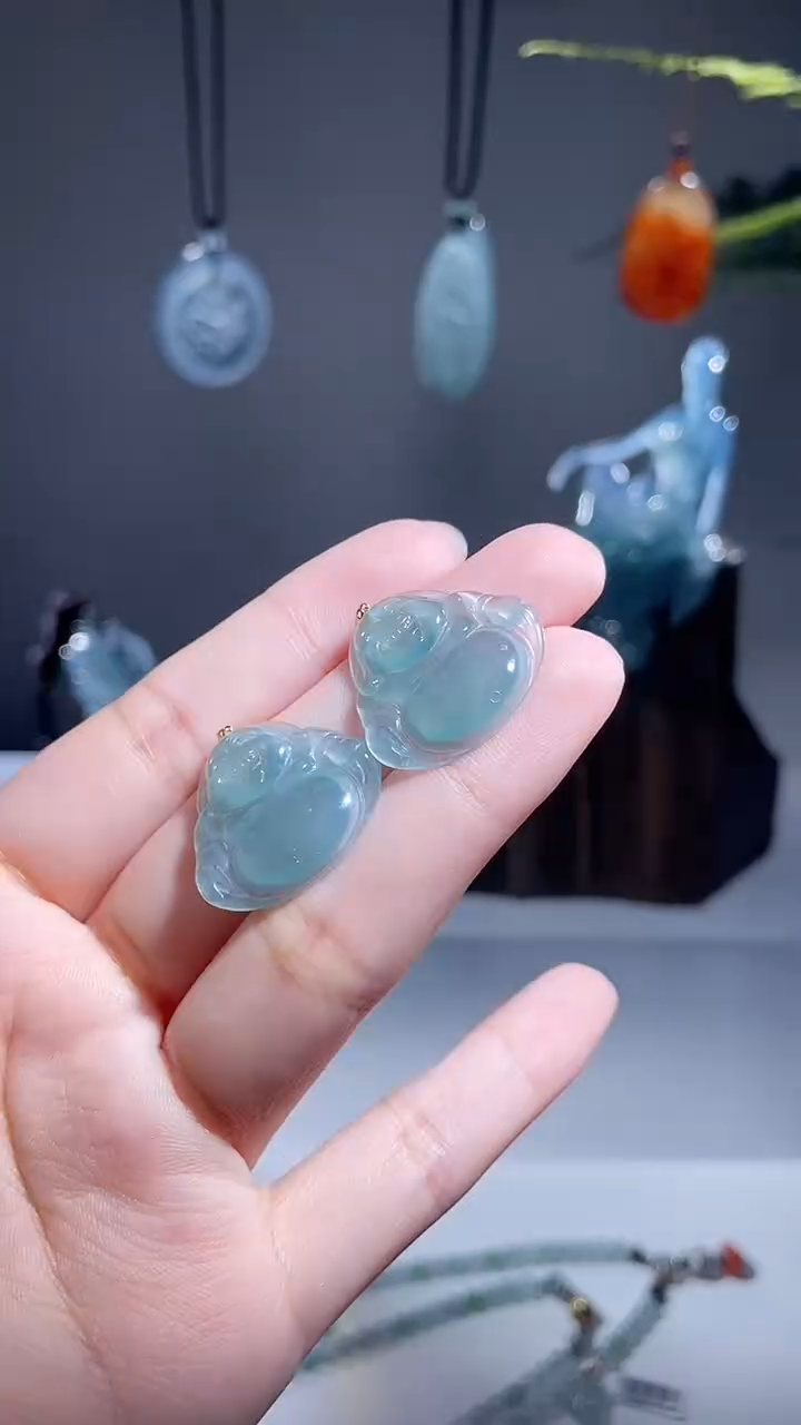 颈饰未镶嵌翡翠佛公 多样性发1