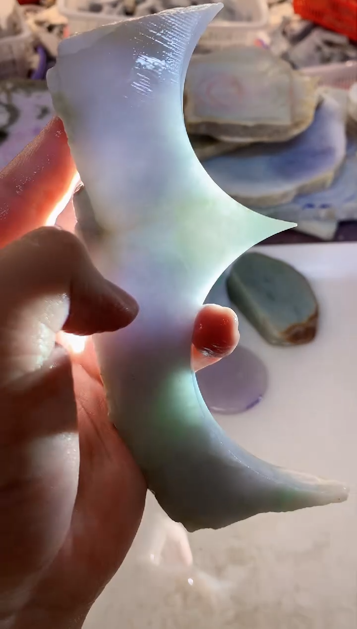 【闪购商品】翡翠未镶嵌颈饰0韩0翡翠珠061