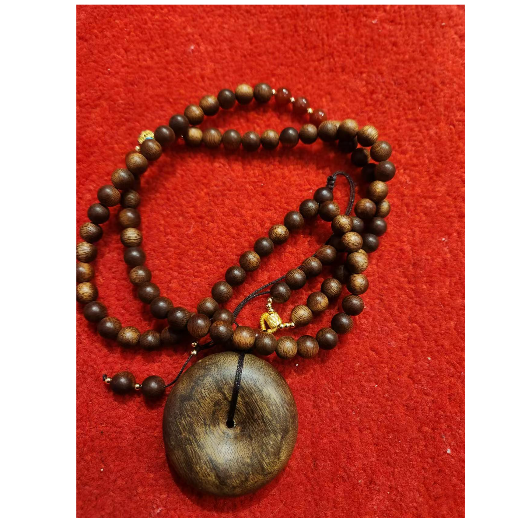 【杨总珍藏】R9H0451 高端沉香 平安扣 吊坠 （多样性发货）沉香木