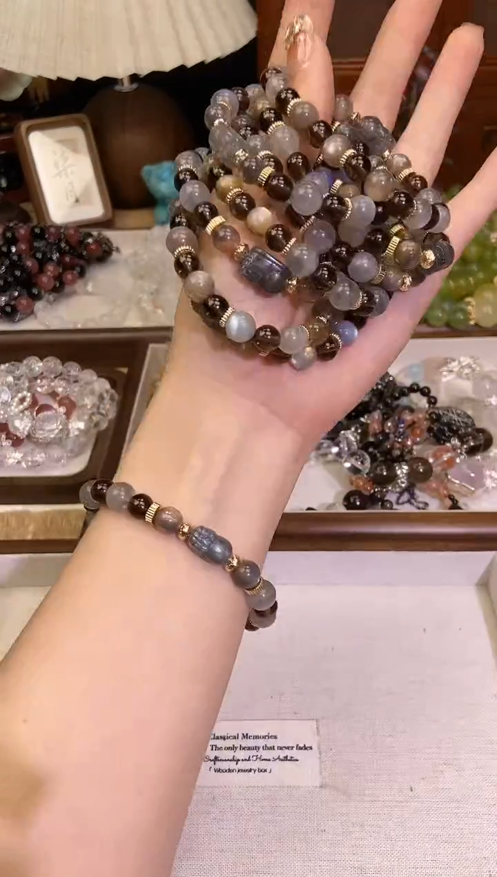 【闪购商品】岫玉手饰未镶嵌894手串