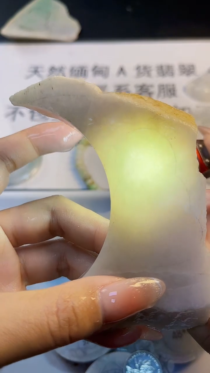 翡翠散珠缅甸天然翡翠A货04