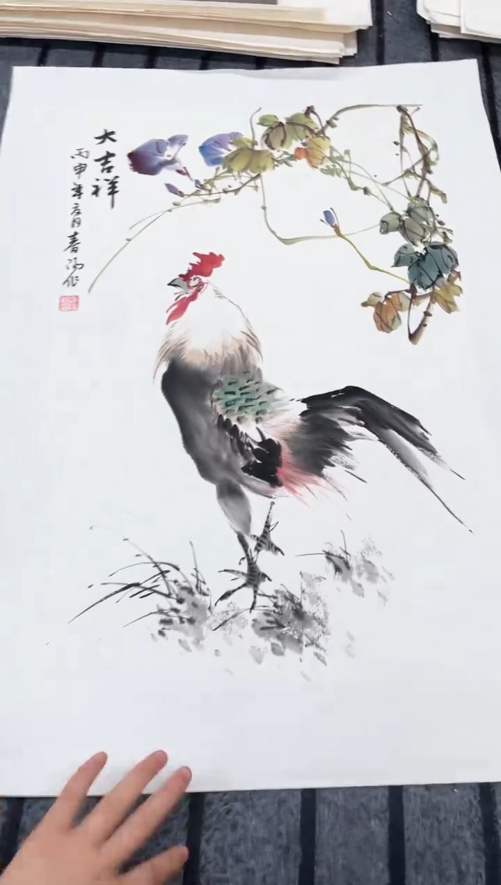 精品国画花鸟作品