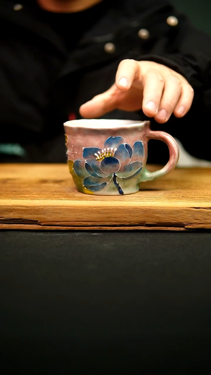 @@陶园瓷舍@@纯手工手绘@高温釉下彩